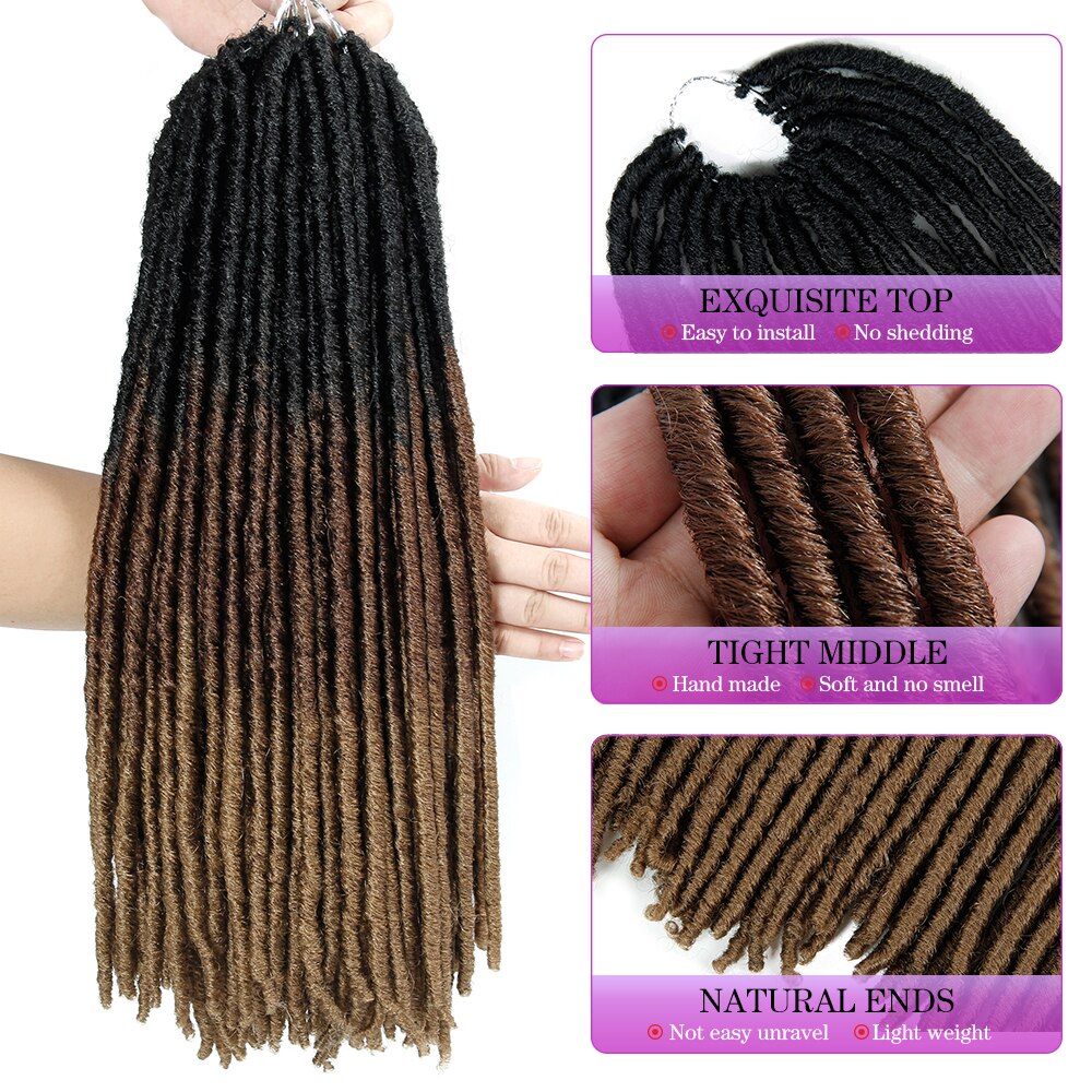 Beauty hair Synthetic Dreadlocks Hair Extensions