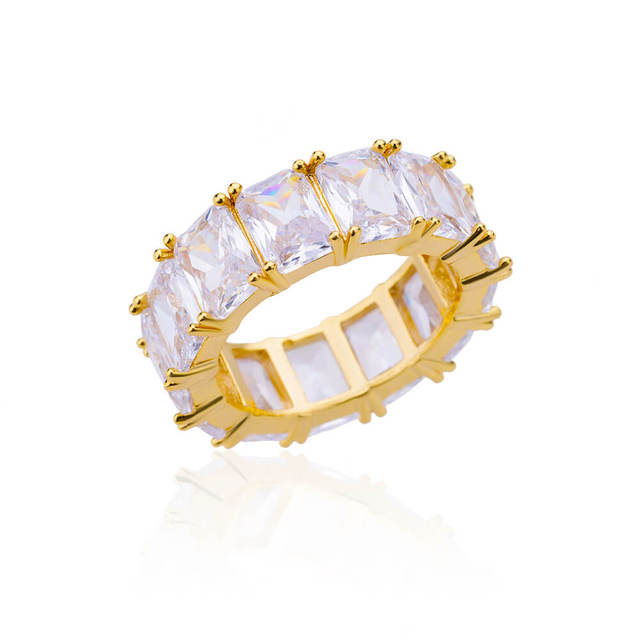 Jewelry Rectangle Zircon Rings