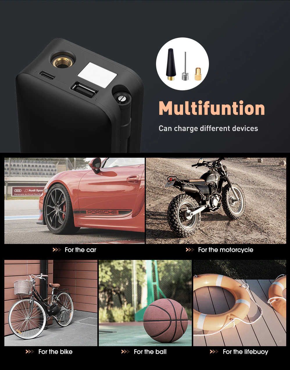 Automotive Portable Electric Tire Inflator