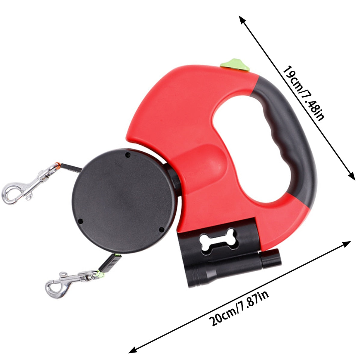 Pets Automatic Dual Retractable Dog Leash