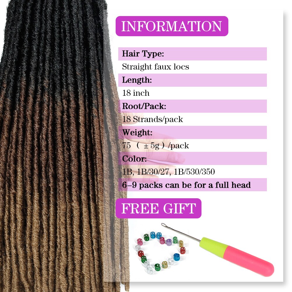 Beauty hair Synthetic Dreadlocks Hair Extensions