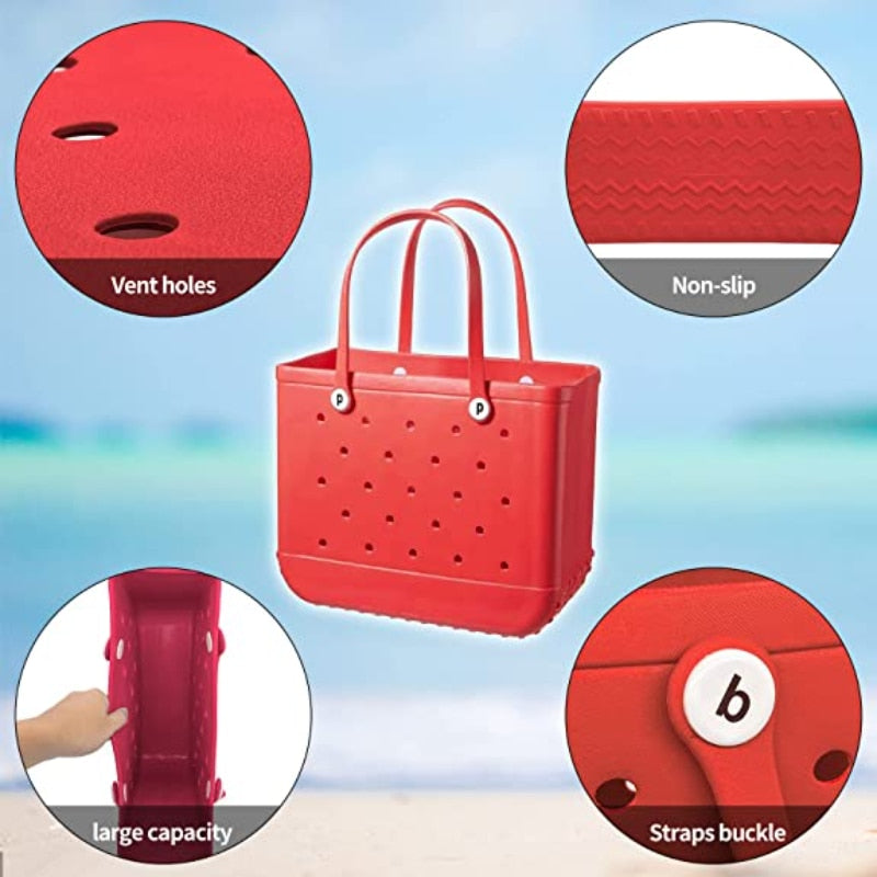 Woman's Rubber Beach Bag