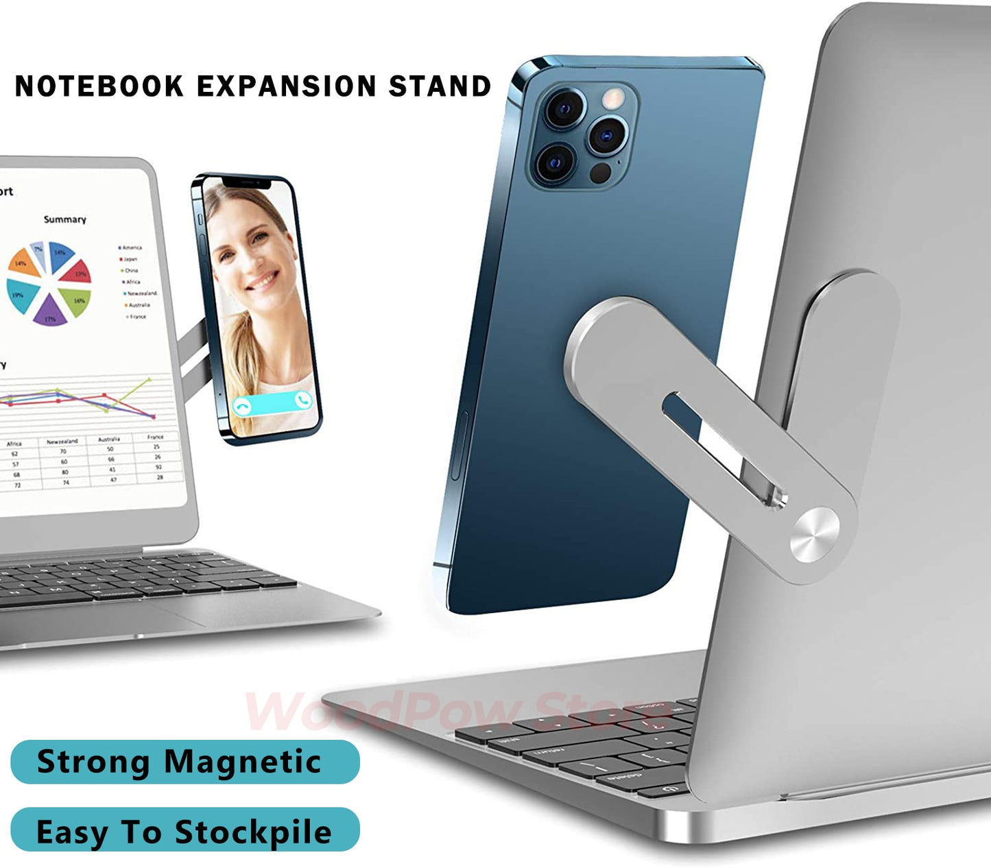 Cell phone Magnetic Expansion Phone Holder