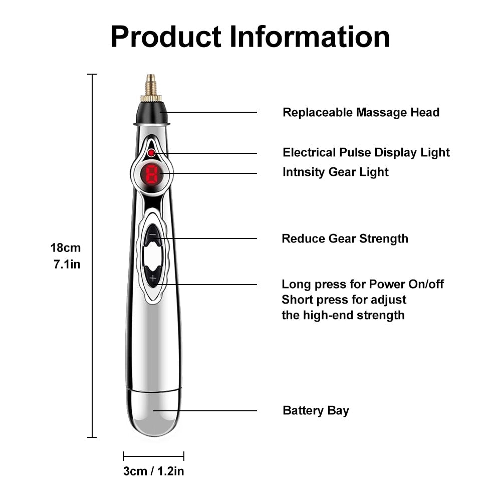 Beauty Face Pen Electric Meridians Laser Therapy