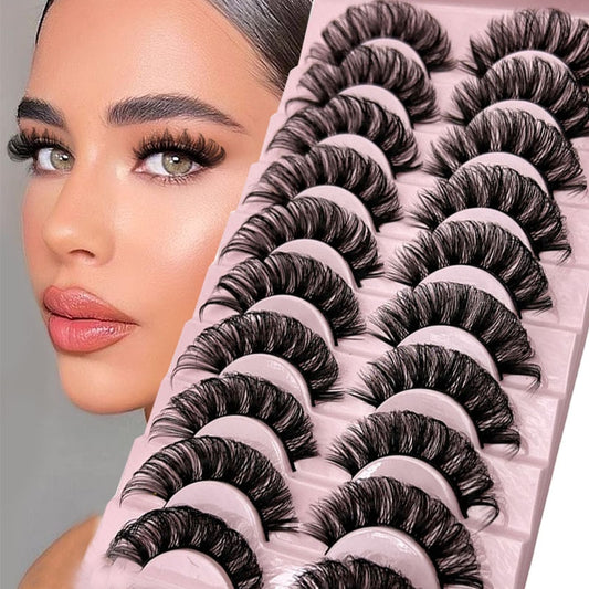 Beauty lashes Russian Strip Lashes Fluffy Mink