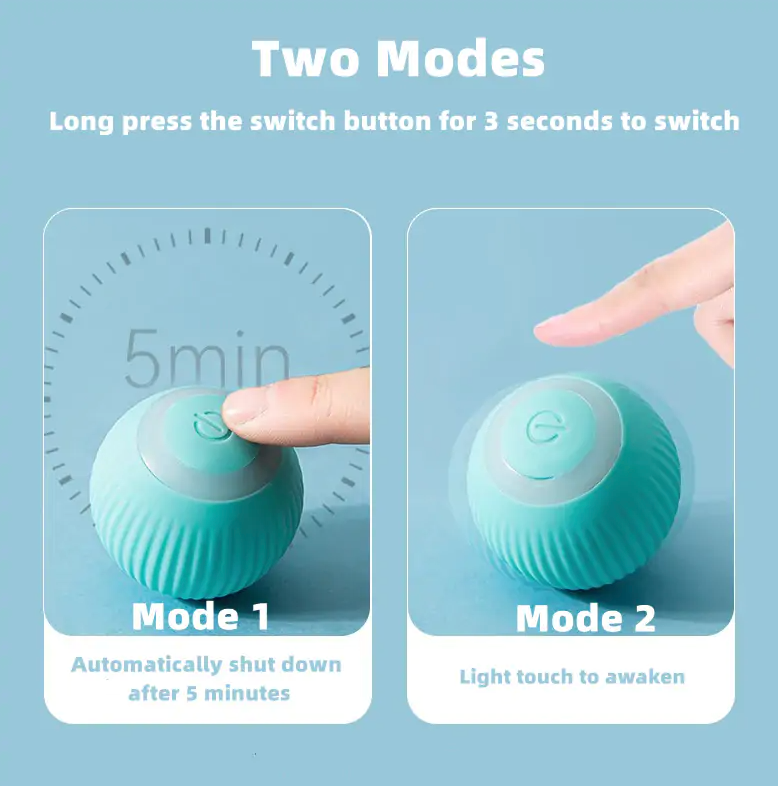Pets Smart Cat Ball Toys USB Charging