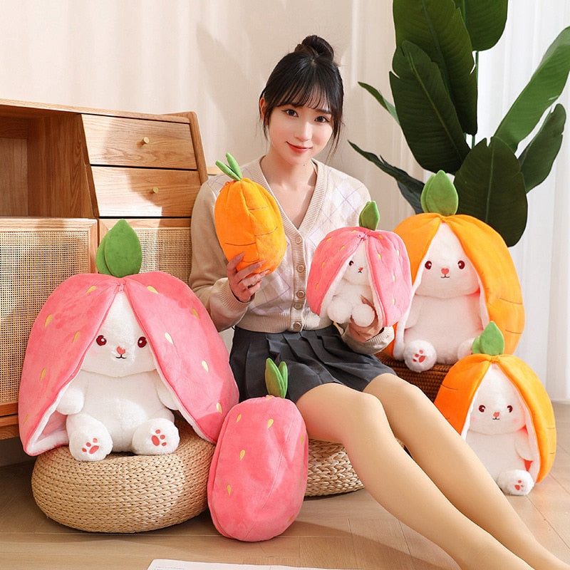 Toys Kawaii Fruit Bunny Plush Doll