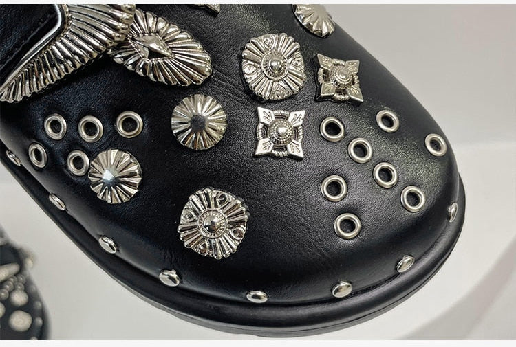 Men's shoes Studded Mule Clogs