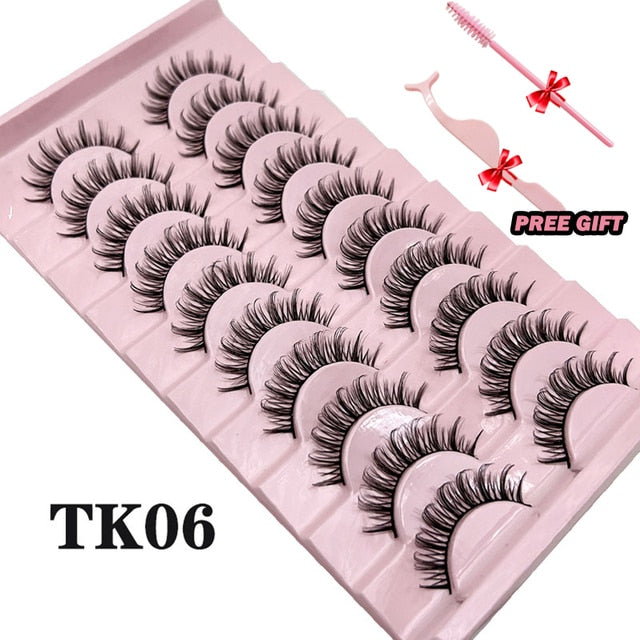 Beauty lashes Russian Strip Lashes Fluffy Mink