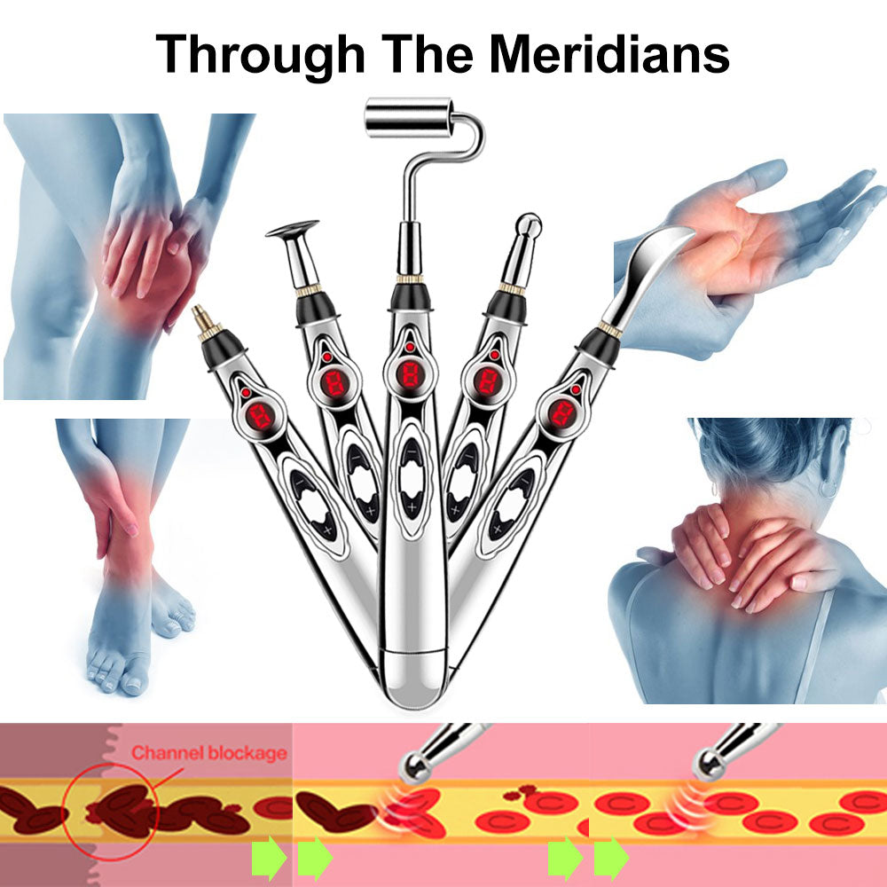 Beauty Face Pen Electric Meridians Laser Therapy