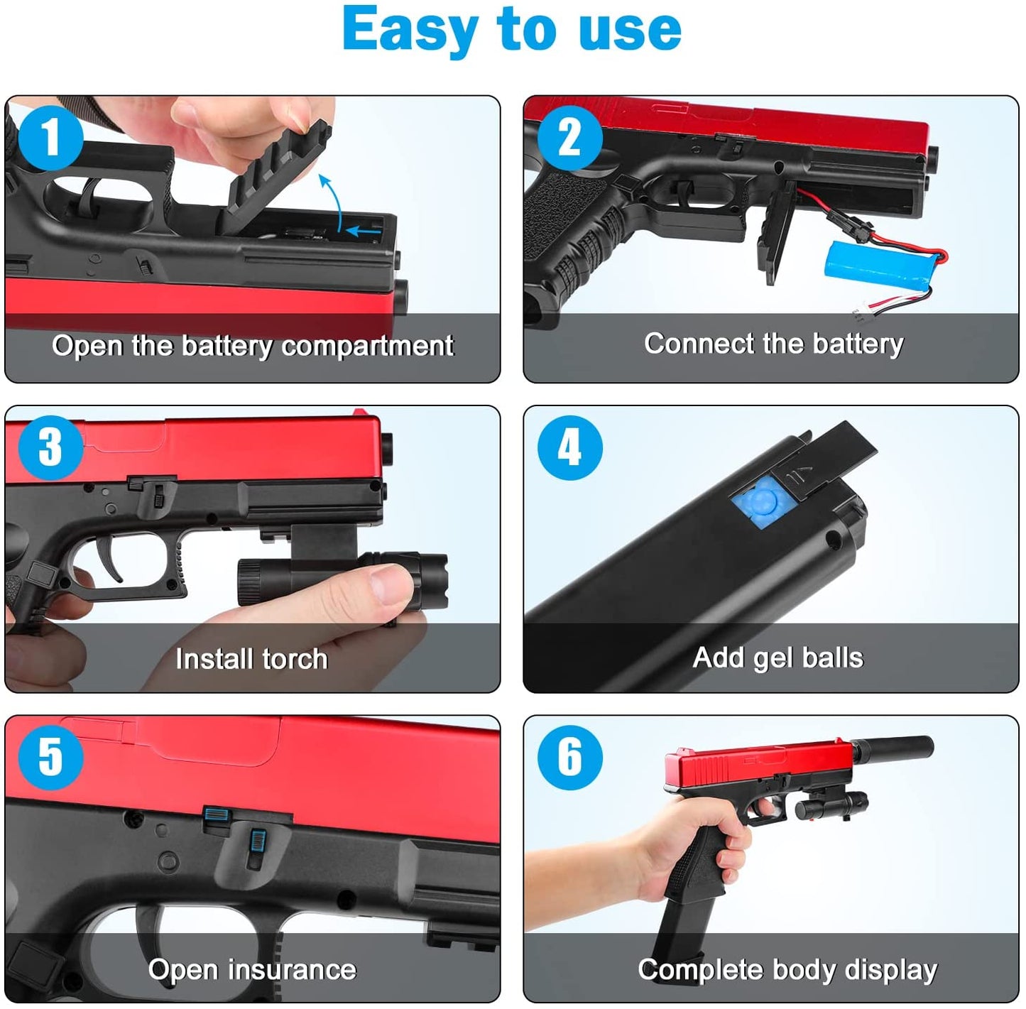 Toys Gel Blaster Set