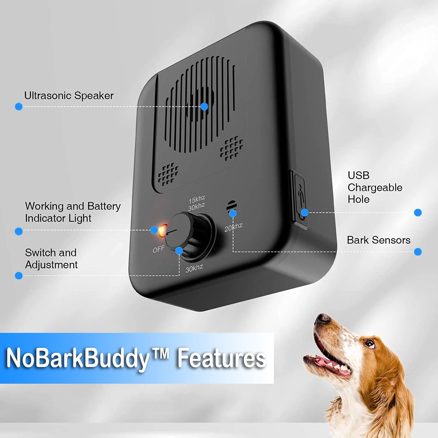 Pets Ultrasonic Bark Control