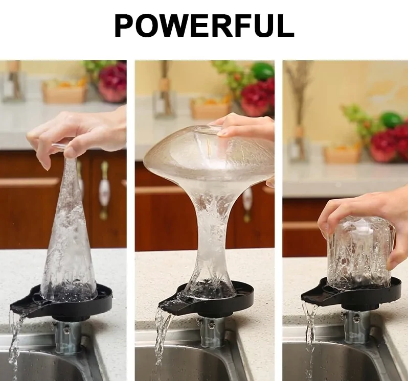Appliances Glass Rinser for Kitchen Sink Automatic Cup Washer