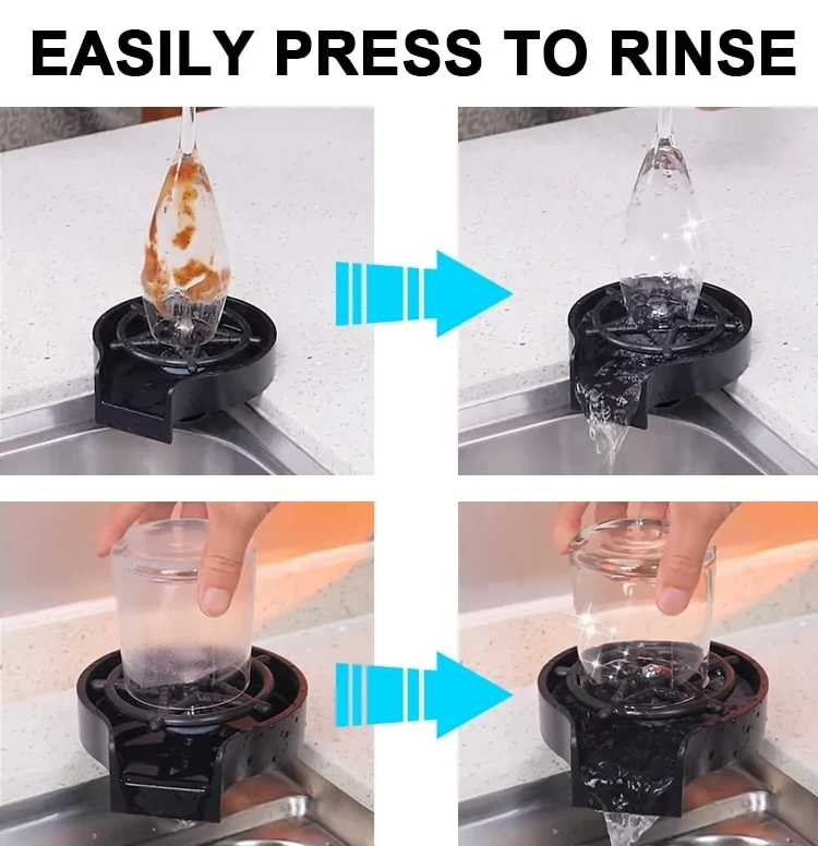 Appliances Glass Rinser for Kitchen Sink Automatic Cup Washer