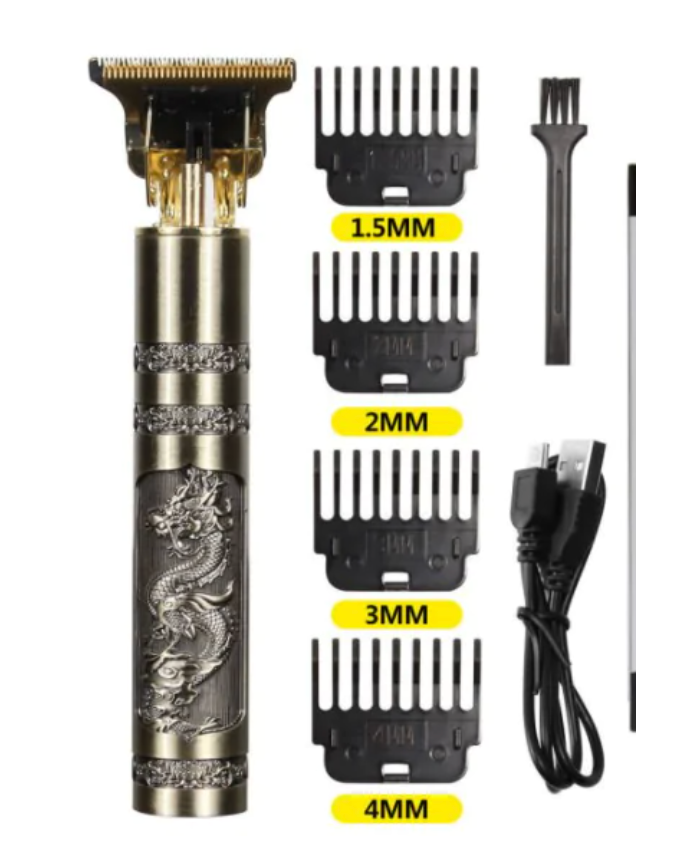 Beauty Men's USB Vintage Electric Hair Trimmer Professional