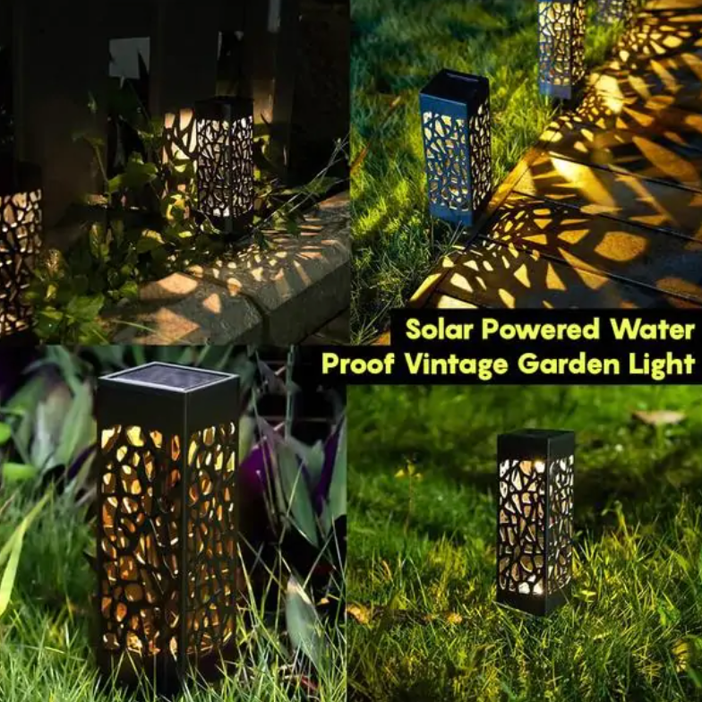 Decorative Solar Powered Waterproof Vintage Garden Light