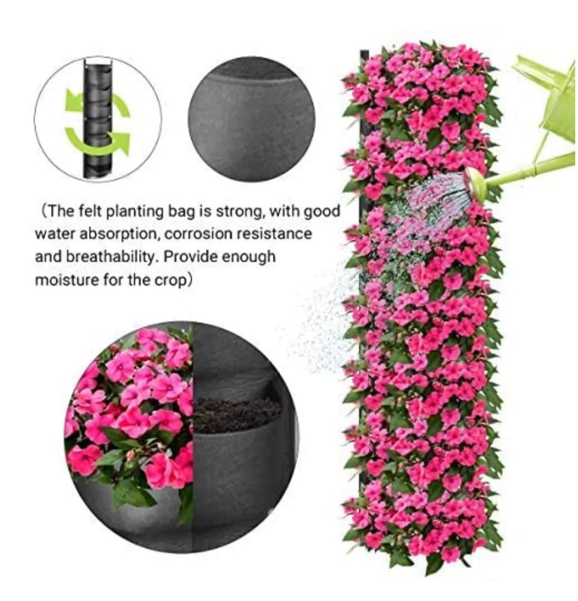 Decorative NEW DESIGN Vertical Hanging Garden Planter Flower Pots
