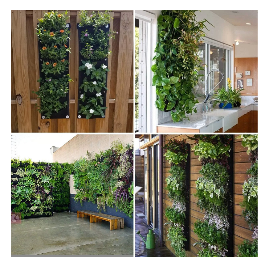 Decorative NEW DESIGN Vertical Hanging Garden Planter Flower Pots