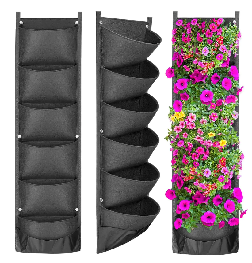 Decorative NEW DESIGN Vertical Hanging Garden Planter Flower Pots