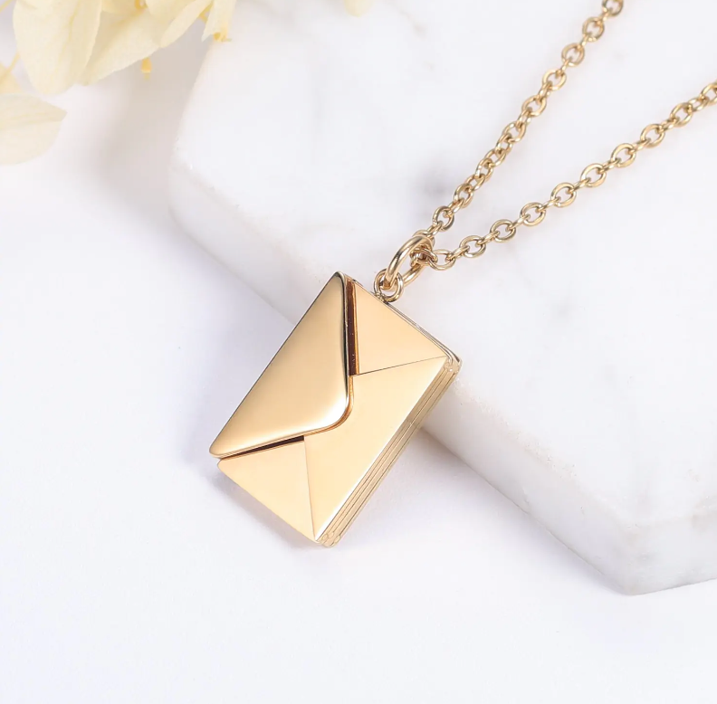 Jewelry Envelope Necklace