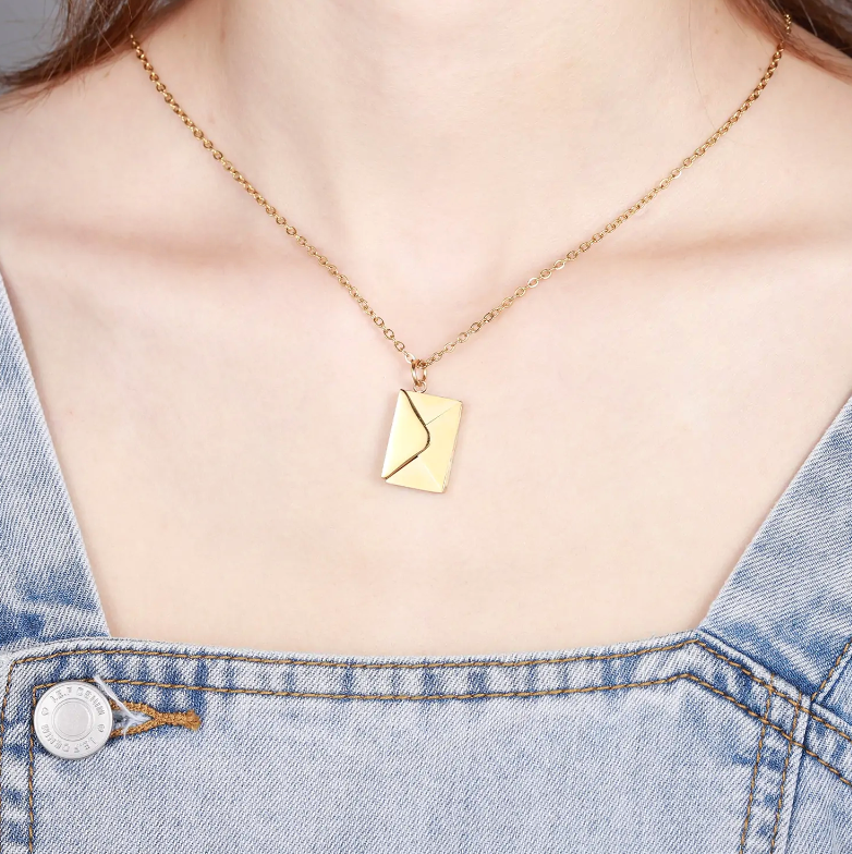 Jewelry Envelope Necklace