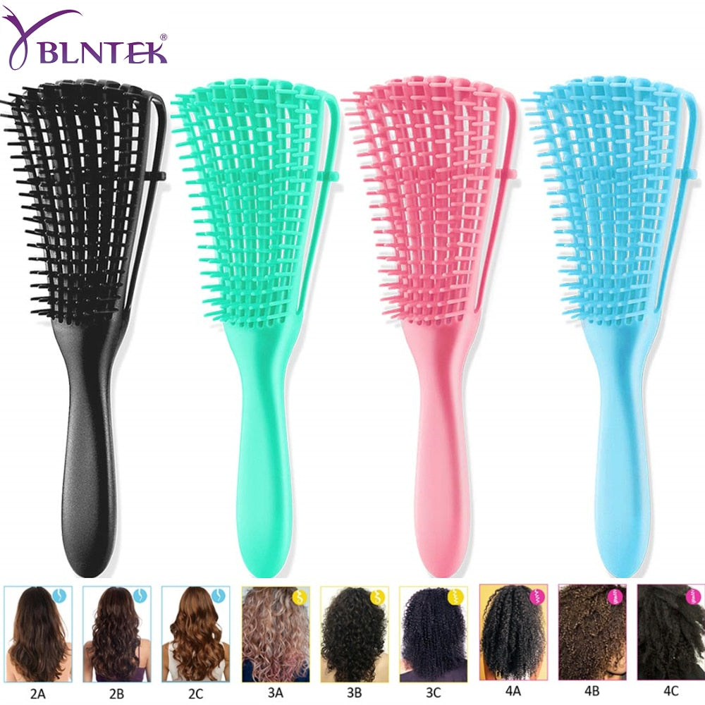 Beauty Hair Brush Scalp Massage Hair Comb Detangling Brush for Curly Hair Brush Detangler Hairbrush Women Men Salon