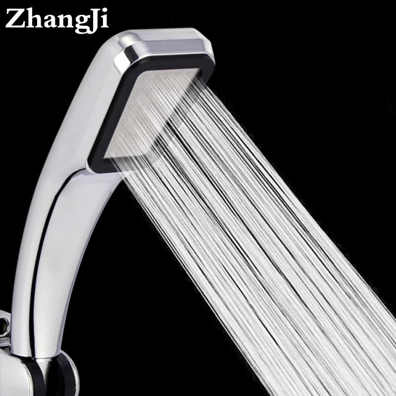 Electronics Shower Head Water Saving Flow With Chrome ABS Rain High Pressure spray Nozzle bathroom accessories