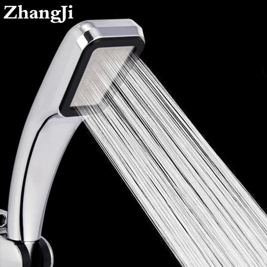 Electronics Shower Head Water Saving Flow With Chrome ABS Rain High Pressure spray Nozzle bathroom accessories
