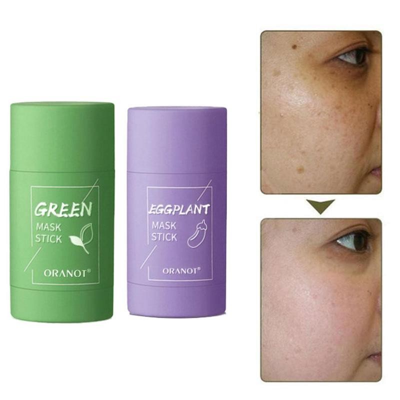 Beauty Green Tea Mask Stick Cleansing Face Clean Mask Mud Whitening Moisturizing Purifying Face Masks Clay Stick Oil Control Skin Care
