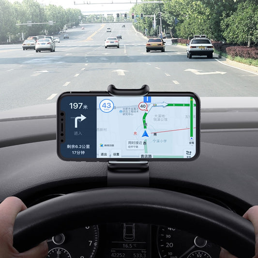 Automotive Universal Dashboard Car Phone Holder Easy Clip Mount Stand GPS Display Bracket Car Holder Support For iPhone 8 X Samsung XiaoMi