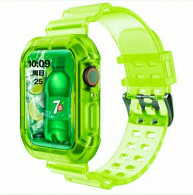 Apple Watch Band  Series 6 1 2 3 4 5 silicone Transparent  for Iwatch 5 4 Strap 38mm 40mm 42mm 44mm wirst