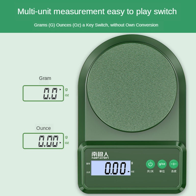 Appliances Electronic Scale High Precision Gram Measuring Scale Food Jewelry Scale Accurate Baking Scale Household 1G Balance 0.1G