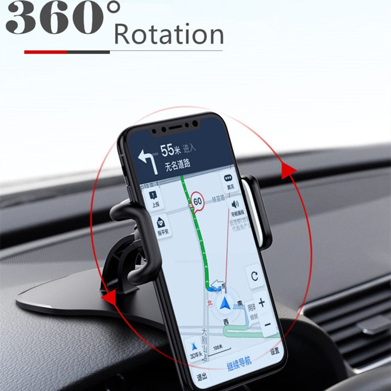 Automotive Universal Dashboard Car Phone Holder Easy Clip Mount Stand GPS Display Bracket Car Holder Support For iPhone 8 X Samsung XiaoMi