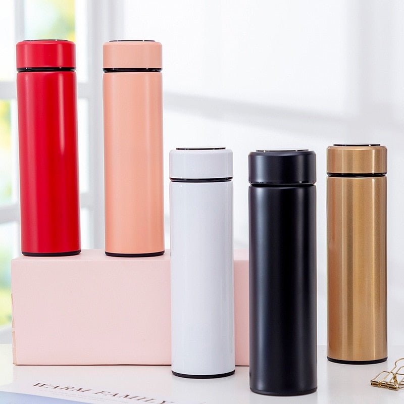 Beverage Smart Insulation Cup Intelligent Digital Vacuum Water Cup Touch Display Temperature 304 Stainless Steel Creative Business Gift