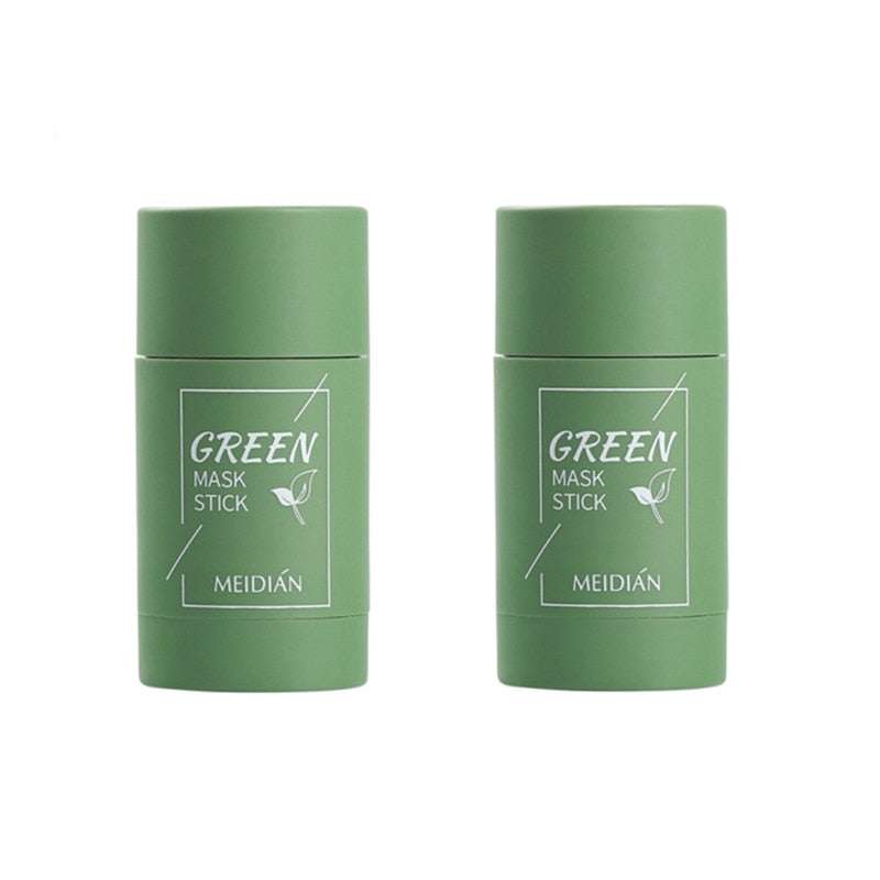 Beauty Green Tea Mask Stick Cleansing Face Clean Mask Mud Whitening Moisturizing Purifying Face Masks Clay Stick Oil Control Skin Care