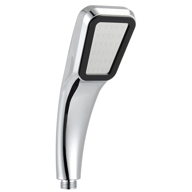 Electronics Shower Head Water Saving Flow With Chrome ABS Rain High Pressure spray Nozzle bathroom accessories