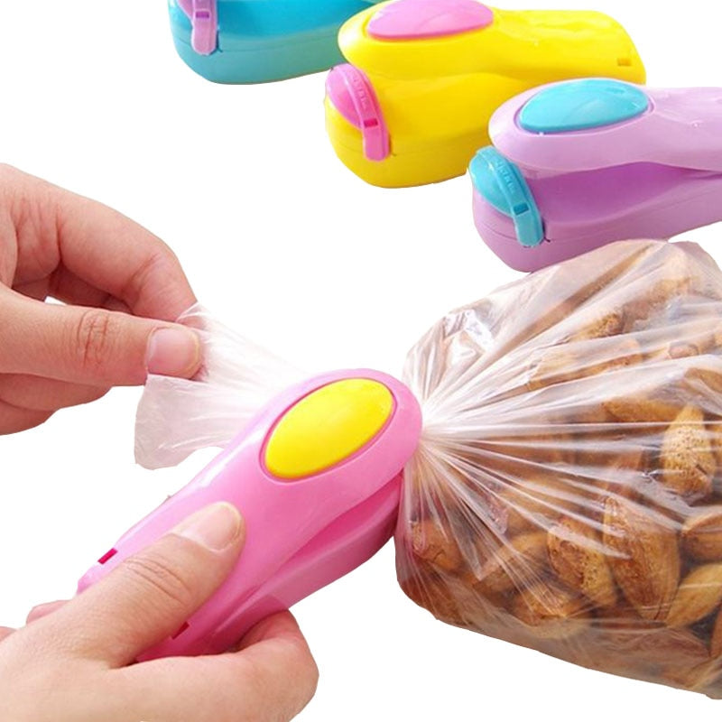 Appliance HOMETREE Mini Handheld Holder Electric Heating Snack Sealing Machine Machine Sealed Packaging Plastic Bag Sealed Food Bag H274