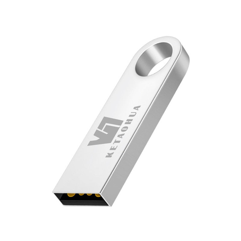 Electronics USB 2.0 Creative Metal Gift High Speed 8G 16G  32G 64G USB Drive Read and Write High Speed Transmission