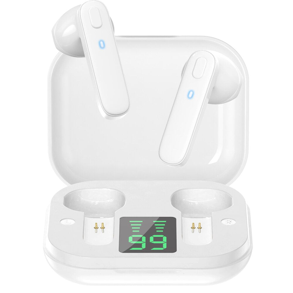 Bluetooth-compatible Wireless Headset Deep Bass Earbuds True Wireless Stereo Headphone With Mic Sport Earphone