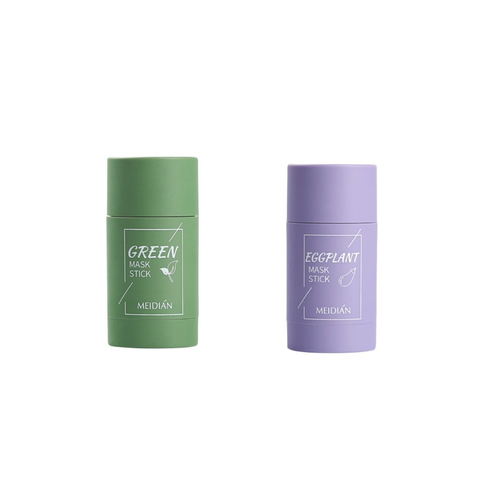 Beauty Green Tea Mask Stick Cleansing Face Clean Mask Mud Whitening Moisturizing Purifying Face Masks Clay Stick Oil Control Skin Care