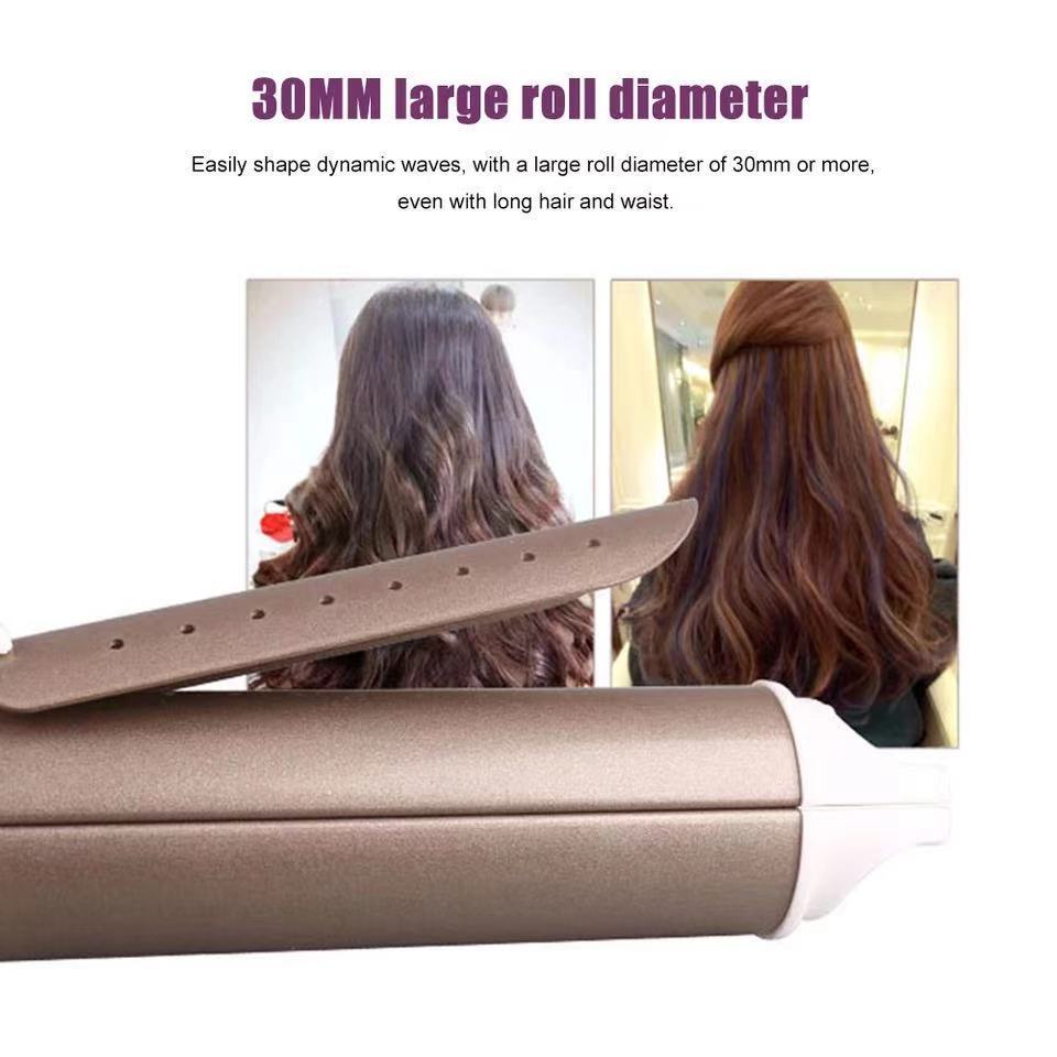 Beauty hair Straightener Dual-Use Hair Curler Large Volume Straig Does Not Hurt hair Inner Buckle Air Bangs Plate Salon Styling Tool