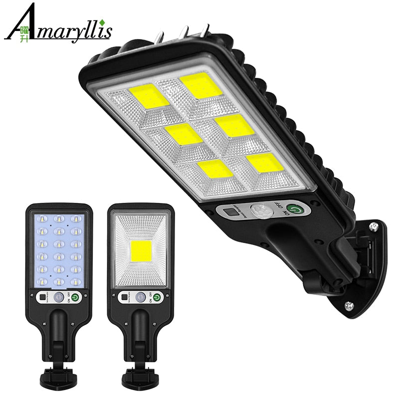 Electronics Solar Street Lights Outdoor Solar Lamp With 3 Light Mode Waterproof Motion Sensor Security Lighting for Garden Patio Path Yard