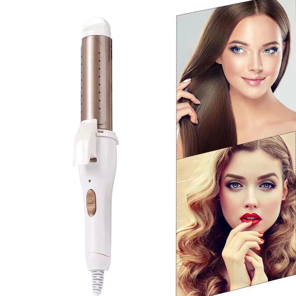 Beauty hair Straightener Dual-Use Hair Curler Large Volume Straig Does Not Hurt hair Inner Buckle Air Bangs Plate Salon Styling Tool