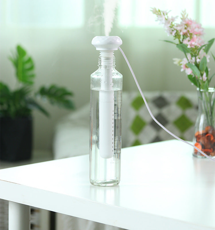 Electronics portable mineral water bottle humidifier white household mute water cup large capacity hydration desktop humidifier