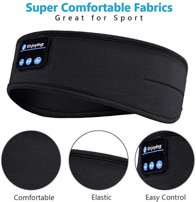 Bluetooth music sleep goggle headband bluetooth sports headscarf call headband yoga headwear