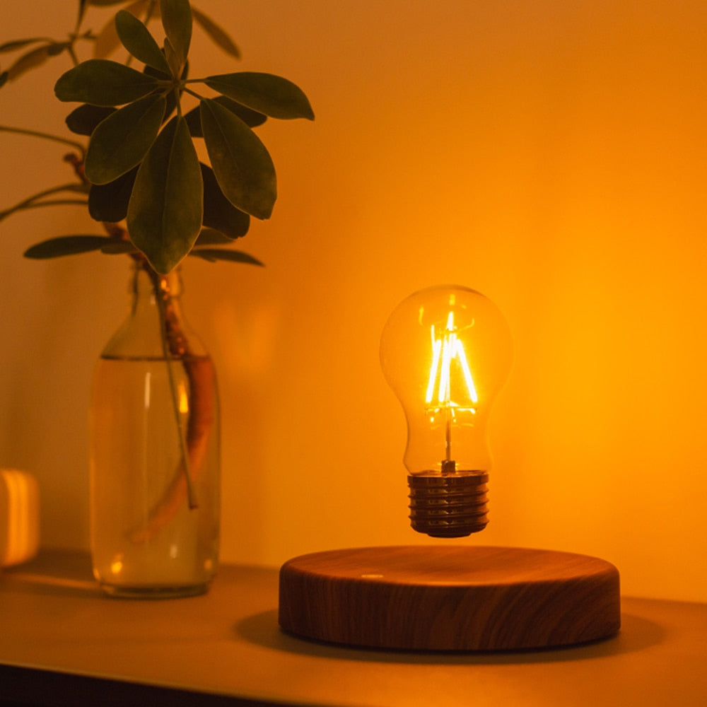 Decorative Birthday Gift Magnetic Levitation Lamp Creativity Floating LED Bulb For Floating Light For Room Home Office Decoration