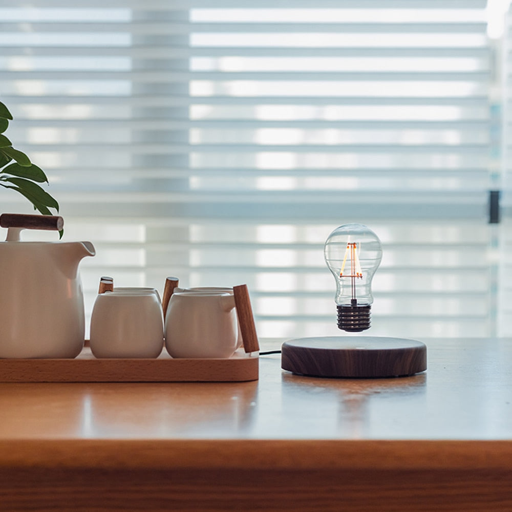 Decorative Birthday Gift Magnetic Levitation Lamp Creativity Floating LED Bulb For Floating Light For Room Home Office Decoration
