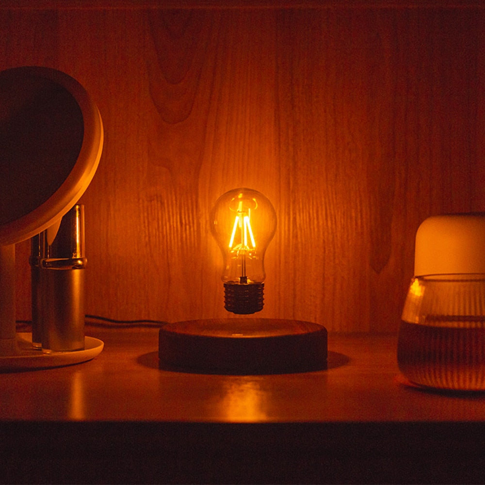 Decorative Birthday Gift Magnetic Levitation Lamp Creativity Floating LED Bulb For Floating Light For Room Home Office Decoration