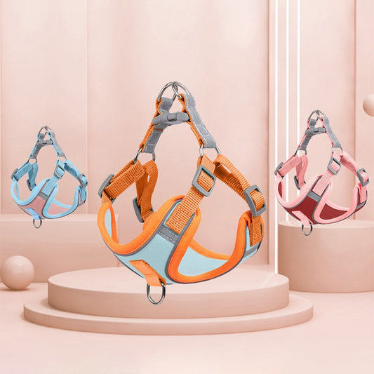 Pets Dog Harness for Small Dogs Cats Reflective Pet Chest Vest Leash Adjustable Breathable Pet Harness And Leash Set Dog Accessories