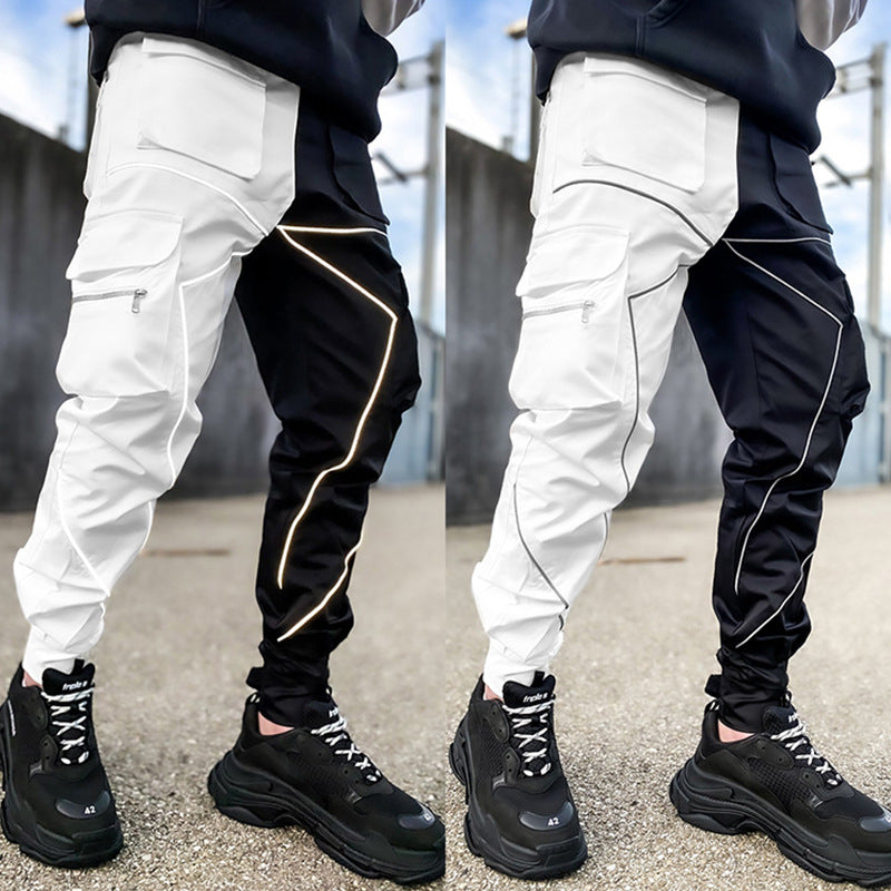 Men's Clothing Reflective Cargo Pants